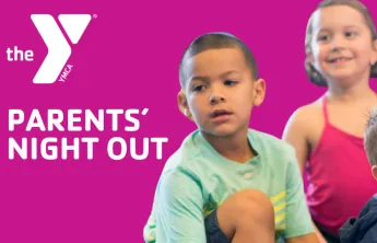 Graphic image of children for YMCA Parents Night Out