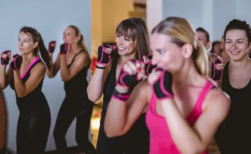 Pink Gloves Boxing